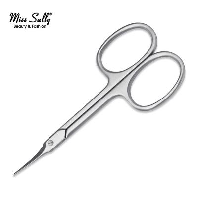 China Professional Wholesale Durable Stainless Steel Beauty Instrument Sharp Eyebrow Trimming Nail Cuticle Cuticle Russian Fine Scissors Small for sale