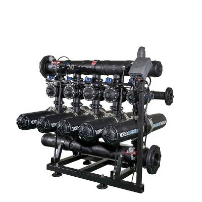 China Smart Farms H Type 4 Inch 5 Unit Automatic Self-cleaning Backwash Farm Drip Irrigation System Nylon Corrosion Resistant for sale