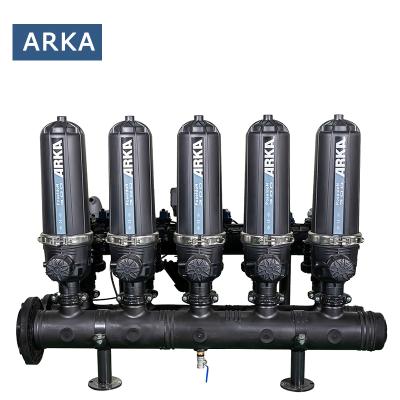 China Agricultural Automatic Water Saving Drip Irrigation Labor 3 Inch 5 Unit Self Cleaning Disc Filter System For Drip Irrigation for sale