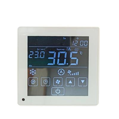 China 7day4periods Bandary FC265 -5DO Smart Home Programmable Thermostat for Air Conditioner 2/4 Pipe 3 Speed ​​with Modbus Cooling and Heat Function for sale