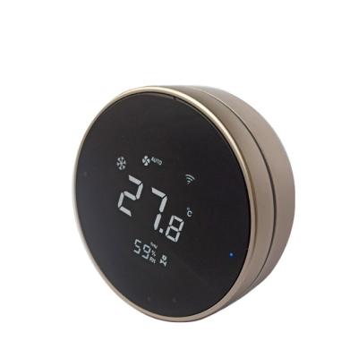 China Modbus WIFI Touch Screen Room Energy Saving Thermostat With External Sensor for sale