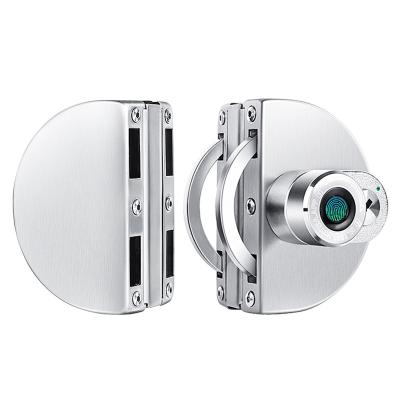 China Electronic Smart Fingerprint Entry Glass Door Lock With BT APP Control For Home Office Security Fingerprint Lock for sale