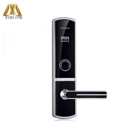 China HM-333 hotel card door lock electric door lock hotel system with free software 242*77(mm) for sale