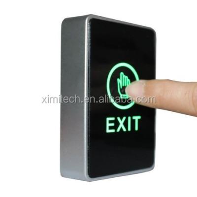 China Touch Exit Button Exit Switch Touch Sensor Door Push Exit Button For Access Control Systems 86*52*26(mm) for sale