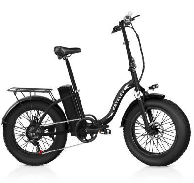 China Popular aluminum alloy folding electric bicycle, 250W48V10AHhigh cost performance adult fat tire 20 inch electric bicycle for sale