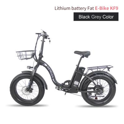 China Aluminum Alloy Foldable Electric Bike 1000W 48V 18AH 20inch Fat Tire For Adults Ebike Bicycle Mountain Snow City Electric Bike for sale