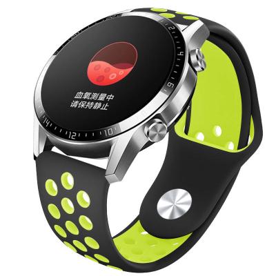 China Water Resistant 20mm 22mm Silicone Watch Band For Samsung Galaxy Watch 42mm 46mm Active2 40mm 44mm Speed ​​S2 S3 Strap Band Active 2 Wristband for sale