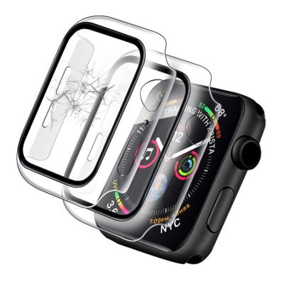 China Coolyep 44MM 42MM 38MM Protective Clear Watch Case Cover Device 40MM For Apple iWatch Series 6 Se for sale