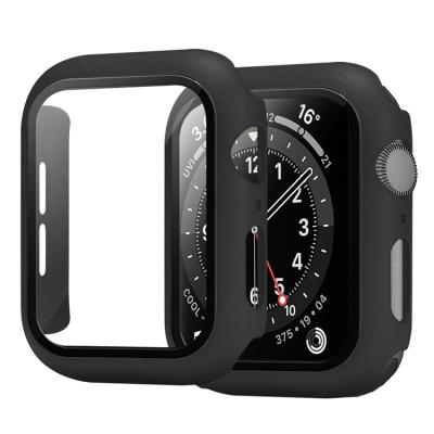 China Coolyep Protective Anti-scratch Watch 7 Case With Screen Protector 42MM Hard PC Cover Case 44MM For Apple iWatch Case for sale