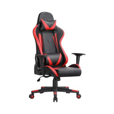 China Swivel Extended Silla Gamer Dropshipping Led Gaming Leather Chair PC Gaming Computer Desk Swivel Extended Leather Chair for sale