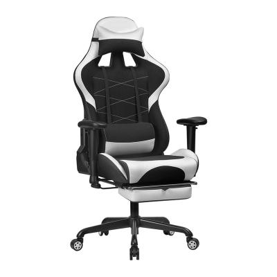 China Wholesale High Quality Custom Luxury 2D Executive Armrest Ergonomic Swivel Gaming Chair With Footrest for sale