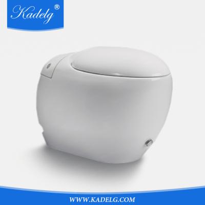 China Concealed Tank Egg Shape Back To Wall Tankless Pulse Toilet for sale