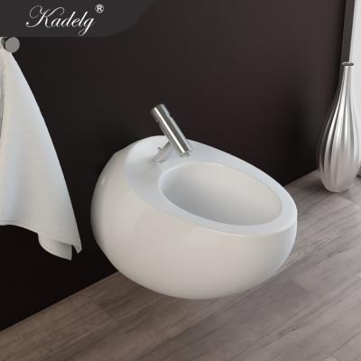 China Modern Bathroom Wall Mounted Ceramic Design Ceramic Toilet Bidet Pilot for sale