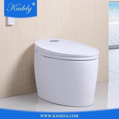 China Automatic Operation Modern Bathroom Ceramic One Piece Smart Toilet for sale