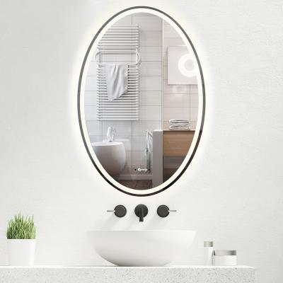 China Bright Bath Mirrors With Smart Touch Sensor For Bathroom LED Mirrors With 3 Lights Optional For Table Makeup In Bedroom for sale