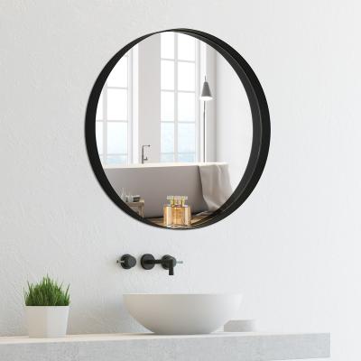 China Craft Mirror Circle Magnifying Metal Framed For Bathroom Desktop Mirror With Shelf SUS304 Material for sale