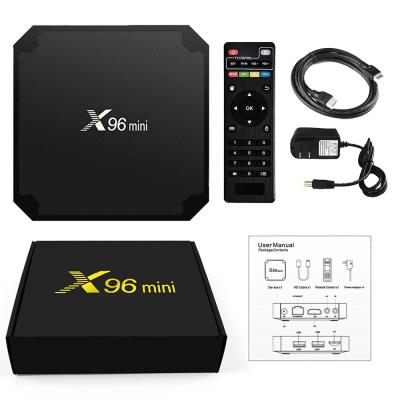 China High Quality Competitive Price X96 Set Top Box HD TV Mini S905w Android 7.1 Clear Tech TV Mini Box X96 for sale