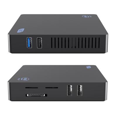 China Asher Smallest Z8350 Smallest Z8350 PC 2GB 32GB VGA Port HD 2.4G/5G Wifi 12V Game 12V Mini Desktop PC for sale