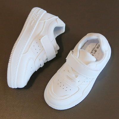 China 2022 Wholesale Hot Sale Pure White Flat Children Breathable Garden Shoes Kids School Shoes for sale