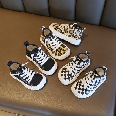 China 2022 lightweight children's canvas shoes children's casual shoes boys girls high top hot-selling children's shoes for sale