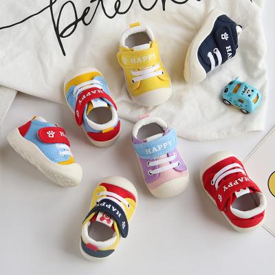 China 2022 Hot Selling Baby Boys' Shoes Baby Casual Canvas Shoes Baby Walking Shoes With Vlcro for sale