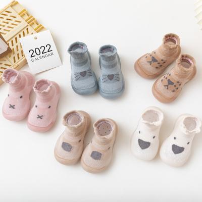 China Baby Prewalker Baby Walking Shoes Soled QUICK DRY Soft Slip Anti Slip Breathable Floor Learn To Walk Toddler Socks Shoes for sale