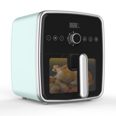 China NEW Hotel Air Fryer 6 Quart Air Fryer with Window Easy Touch Screen Smart View Air Fryer for sale