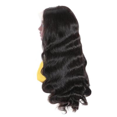 China Brazilian Remy Hair Natural Color Body Wave Cuticle Aligned Hair Lace Front Wig 4*4 , Good Quality Body Wave Hair Lace Front Wig Wholesale for sale