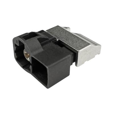 China FAKRA RF Coaxial HSD Connector Automotive 4+4Pin Code A Plug 90 Degree for sale