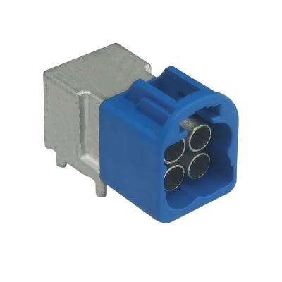 China PWB de Mini Fakra Connector Right Angle Mini Fakra Connector For del patio de 4 Pin Code C en venta