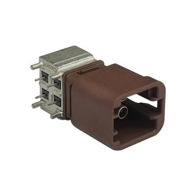 Cina Mini FAKRA Connector Quad F-Code tipo angolo rigido con alloggiamento in vendita