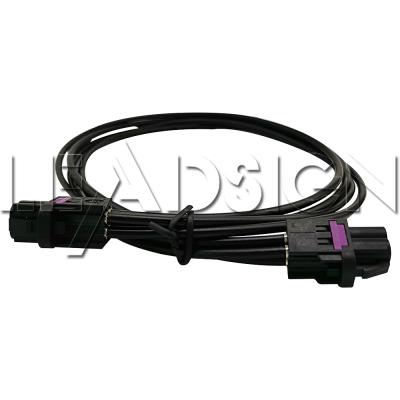 China FAKRA cabo coaxial Mini Fakra conectores HFM automóveis 4 pin montagem de cabo à venda