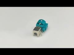 Right Angle PCB Mount HSD Connector Automotive Code Z Waterblue Color