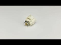 FAKRA HSD Connector White Color 4+2Pin Coaxial PCB/Panel Connector