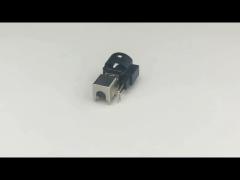 Automotive 4+2 Pin FAKRA HSD Connector Black Color For PCB Mount