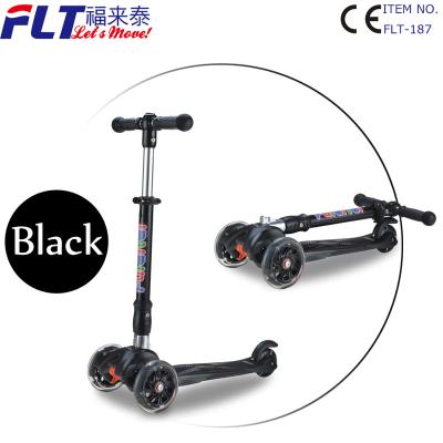 China Wholesale Cheap PU Folding New Kids Mini Kick Scooter With LED Flashing Wheel for sale