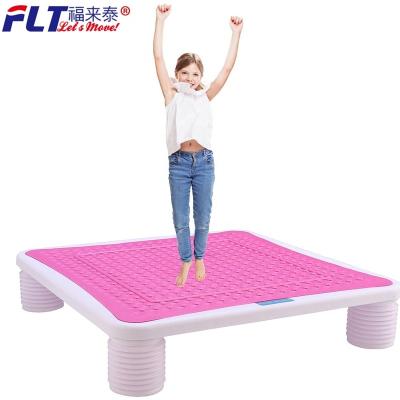 China Without Protective Net FLY Silent Trampoline For Safe Bounce Jumping Board For Kids And Adult for sale