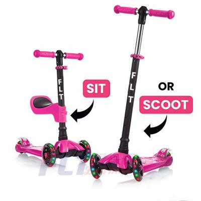 China 2020 Height Adjustable New Style Kids Scooters With PU Wheel CE Flashing Hot Selling Manufacture for sale