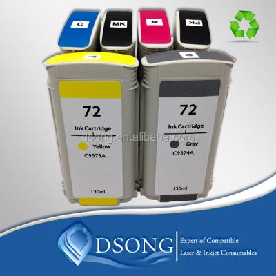 China COMPATIBLE replacement for HP72 ink cartridge and printhead for HP Designjet T1300/T1100/T610/T790 130mL HP72 printer full set for sale