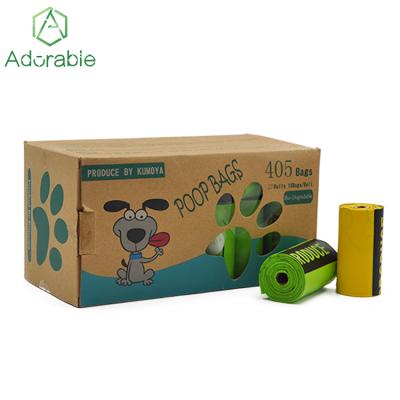 China Sustainable Plastic Biodegradable Waste Dog Poop Outdoor Sports Pet Dog Poop Bag Disposable Bag Dispenser for sale