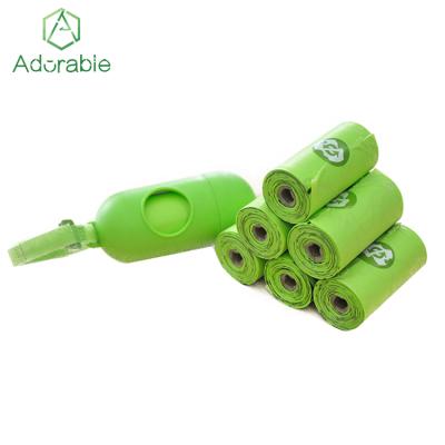 China Eco Friendly Sustainable Compostable Dog Poop Pet Waste Bags for sale