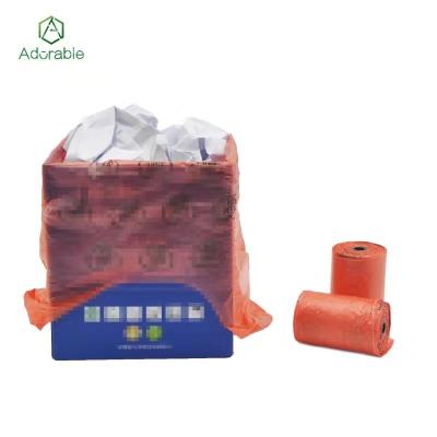 China Sustainable Custom Dog Poop Pick Bags Biodegradable Plastic Waste Bag for sale