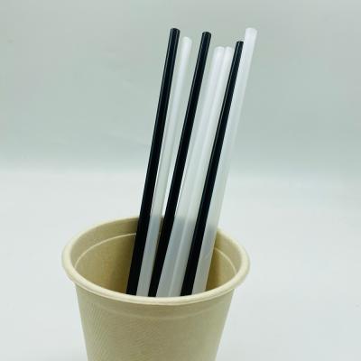 China Sustainable Disposable Biodegradable Cocktail Drinking Eco Bamboo Fiber Drink Straw for sale