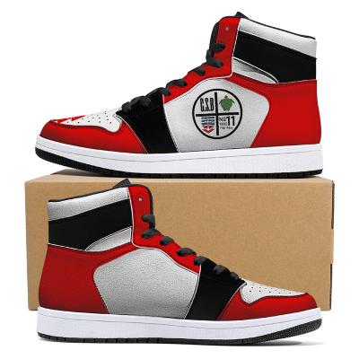 China Cushioning High Top Sneakers Fashion Men's A 1:1 J Custom Shoes For Men With Ball Team Logo Design Dropshipping Wholesale for sale