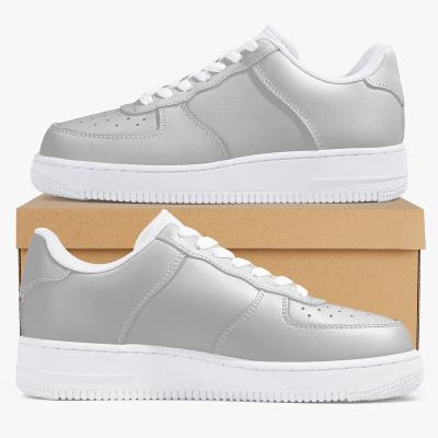 China High Quality PU Leather High Top Low Basketball Sports Shoes Women Men's Basketball Sports Shoes AF Upper Cushioning Shoes for sale