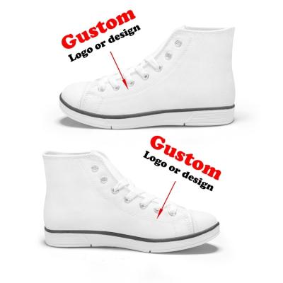 China 2022 new fashion high top breathable canvas children's shoes fashionable wholesale children's canvas shoes for sale