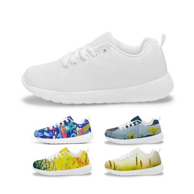 China High Quality Fashion Breathable Top Breathable Kids Running Shoes Light Weight Running Shoes for sale