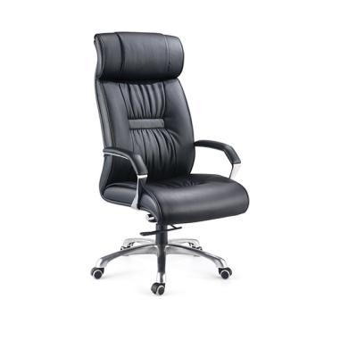 China (Size)Adjustable Modern Office Chair Office Chair Accessories Swivel Presidencial PU Leather Office Chair Furrow for sale