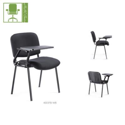 China (Height)Adjustable Visitor Chair Training Chair Plastic Office Chair With Laptop Table for sale