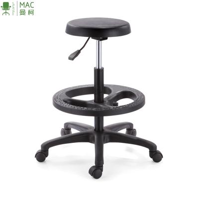 China Commercial Chair Lab Chair Lab Chair Industrial Polyurethane Furniture Drafting Chair Without Armrest for sale